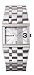 Police Glamour Sqaure Ladies stone set silver dial stainless steel bracelet watch