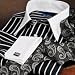 Raised Satin Stripe White Collar Dress Shirt