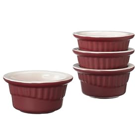 KitchenAid Set of 4 Ramekins - Cinnamon by Bakeware Sets