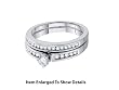 Stunning 0.47 Ctw. Genuine 2pc. Diamond Bridal Set