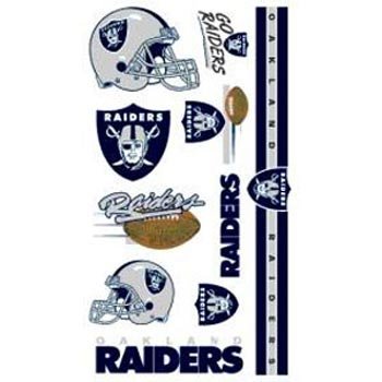 Oakland Raiders Temporary Tattoos