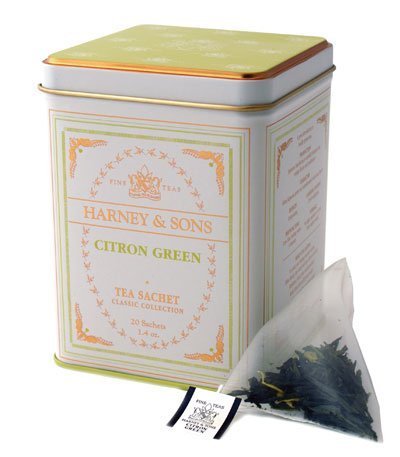 Harney & Sons Fine Teas Citron Green, Classic, 20 sachets in tin by Harney & Sons by Harney & Sons