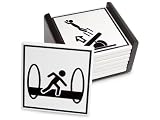 Portal 2 Warning Sign Coasters