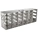 Nalgene 5039-0072 Stainless Steel Horizontal Storage Rack for Multiwell Plates, 24-Shelf, 13.9cm Depth x 57.9cm Width x 21.6cm Height