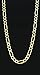 Yellow Gold Hollow Figaro Chain Real 10K Necklace 18