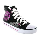Ladies Black Ecko Chalsie Prissy Ankle Trainers Sizes 3-8