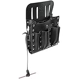 Klein Tools 5190 Leather 10-Pocket Tool Pouch