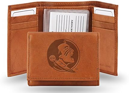 Florida State Seminoles NCAA Officially Licensed Genuine Leather Embossed Tri-fold Wallet