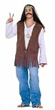 Sonny Bono Hippie Vest 60's 70's Hippie Costume Vest Long 61664