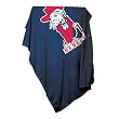 Mississippi Rebels NCAA Sweatshirt Blanket Throw (Blue) Mississippi Rebels NCAA Sweatshirt Blanket Throw (Blue)