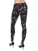 Extreme 80's Splatter Leggings X-Large Women's Black