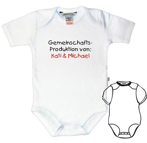 Body Baby 1/4-Arm mit Druck GEMEINSCHAFTSPRODUKTION 