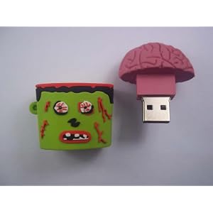 zombie usb brain zombies flash drive amazon
