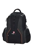 Swiss Gear Shaffhausen Illuminated Daypack (Black/Grey/Red)