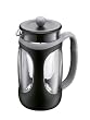 Bodum Young Press 8-Cup Coffee Press, Black with Gray Trim, 1.0 litre, 34 oz.