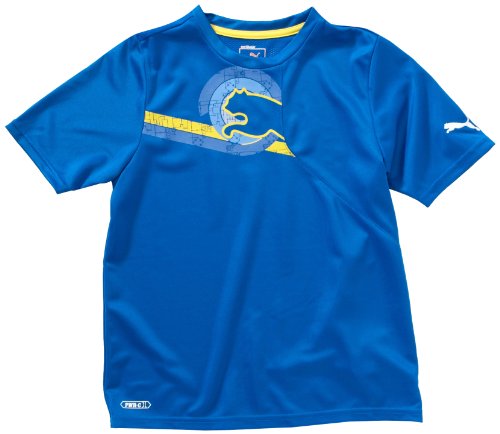 PUMA Kinder T-Shirt PowerCat 1.10 IT Graphic, skydiver, 140, 652868 19 Preisvergleich