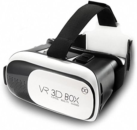 Comtelek 3D VR Virtual Reality Glasses Headset , Private cinema，Suitable for Google, iPhone, Samsung Note, LG, Huawei, HTC, Moto screen smartphone (VR 2.0)