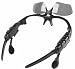 Black Sun glasses headset 2GB Mp3 Player Sunglasses
