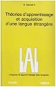 Théories d'apprentissage et acquisition d'une langue étrangère