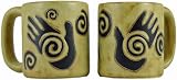 Two 16 Oz. COFFEE/Tea Cup STONEWARE Dinner Mug HEALING HANDS By Mara