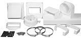 Plumb-Pak Flat Channel Venting Kit for Cooker Hoods 3m
