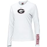 Nike Georgia Bulldogs White Ladies Classic Logo Long Sleeve T-shirt