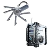 MAKITA BMR101W Job site DAB Digital Radio - White + Black and decker 18v dustbuster