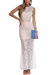 Polyester Lace Floral Print Bodycon Dress/Prom Dress/Maxi Dress 