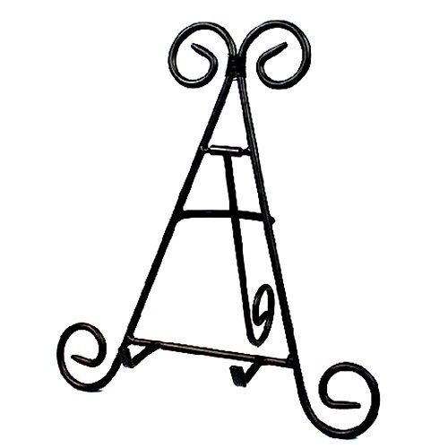 Darice 12″ Tall Black Iron Display Stand Holds Cook Books, Plates, Pictures & More! Darice 12″ Tall Black Iron Display Stand Holds Cook Books, Plates, Pictures & More!