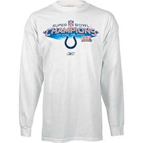 Indianapolis Colts Super Bowl XLI Champions Official Locker Room Long Sleeve T-Shirt