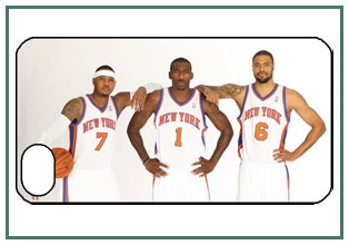 New York Knicks Carmelo Anthony NBA Star Play iPhone 4 iPhone4 Black Designer Hard Case Cover Protector Bumper
