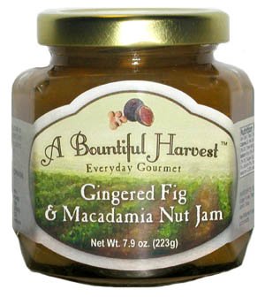 Gingered Fig & Macadamia Nut Jam - A Bountiful Harvest Everyday Gourmet by A Bountiful Harvest