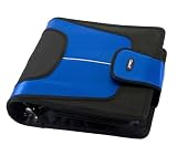 Case-it S915 3 Inch Round Ring Binder with 5 Tab File Folder, 1unit, Blue,  Size - 13 X 13.6 X 3 inches