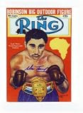 VIC TOWEEL AUTOGRAPHED RING 8X10 BOXING PHOTO (BOXING)