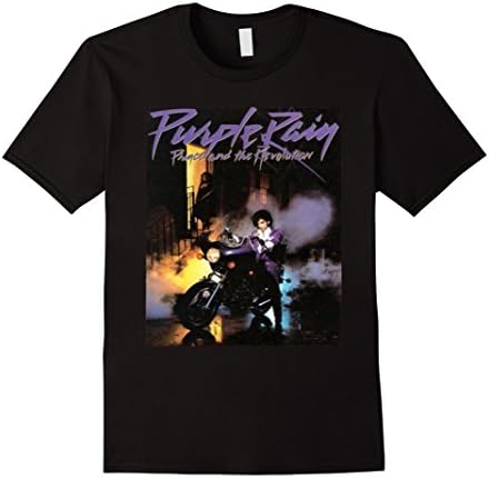 Men's Prin-ce and the revolution pur-ple rain t shirt XL Black