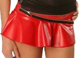 Folter 'REHAB' WOMENS VINYL MICRO MINI SKIRT IN YOUR CHOICE OF COLORS
