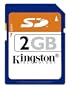 Kingston 2 GB SD Flash Memory Card SD/2GBKR