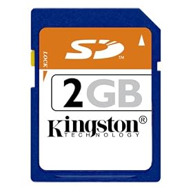 Kingston SD 2GBKR 2 GB SD Memory Card by Kingston