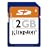 Kingston 2 GB SD Flash Memory Card SD/2GBKR
