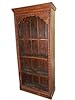 Rustic Bookcase Mehrab Arch Frame Hand Carved Bookshelf India Furniture