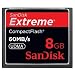 Sandisk 8GB Extreme CF memory card - UDMA 60MB/s 400x (SDCFX-008G-A61, Retail Package)