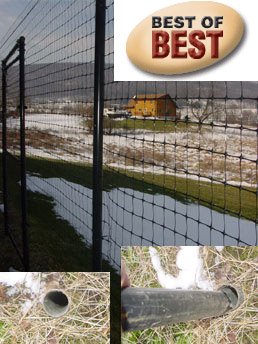 Deer Fence Kit: Deluxe Large Garden Enclosure 8 ft x 165 ft