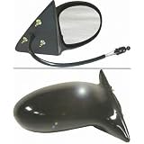 02-05 PONTIAC GRAND AM MIRROR RH (PASSENGER SIDE), Manual, SE Model, Non Folding Type... by Parts Train