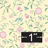 Papillon Rasberry Dollhouse Miniature Wallpaper.