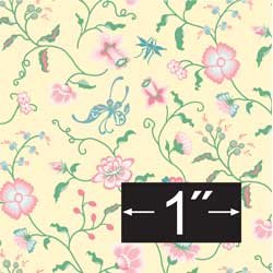 Papillon Rasberry Dollhouse Wallpaper