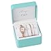 Xinge Women's Rose Gold Tone Bangle Watch and Bracelet Set Analog Quartz 4 PiecesXG592R/225458