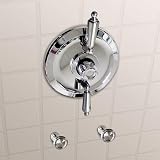 American Bath Factory F3-3277-CH-F9-3107-ML-CHIn-Wall Shower with Bodysprays in Chrome w/ Metal Lever Handles