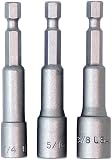 Vermont American 15118 3 Piece 1/4-Inch Hex Shank Magnetic Nut Setter Set with 1/4-Inch, 5/16-Inch and 3/8-Inch Nutsetters