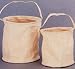 Khaki Natural Small Canvas Water Bucket