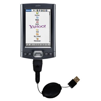 Retractable USB Cable for the Palm Tx with Power Hot Sync and Charge capabilities - uses Gomadic TipExchange Technology